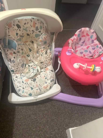 Photo of free Baby bath, walker and seat (Ecclesfield) #2