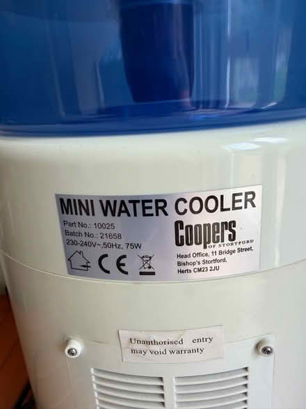 Photo of free Mini water cooler (Malvern WR14) #4