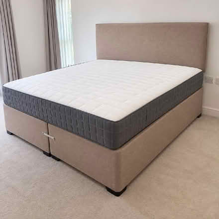 Photo of free Super King Bed Mattress and Headboard (Chelsea Harbour SW6) #1