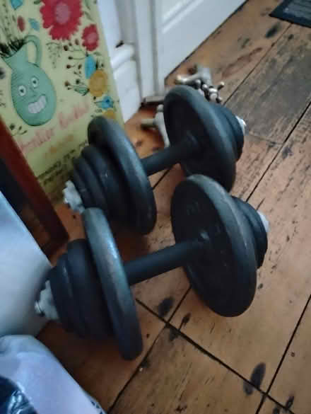 Photo of free Adjustable dumbbells (M32 (near Victoria Park)) #1
