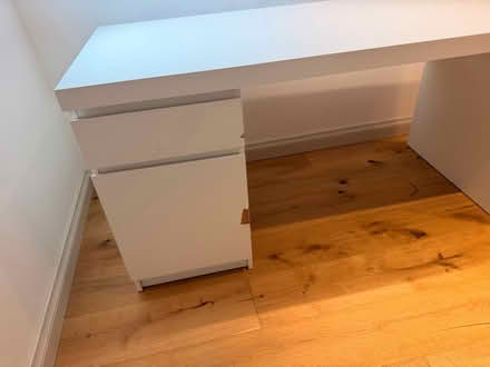 Photo of free IKEA Malm desk white (Highbury N5) #2