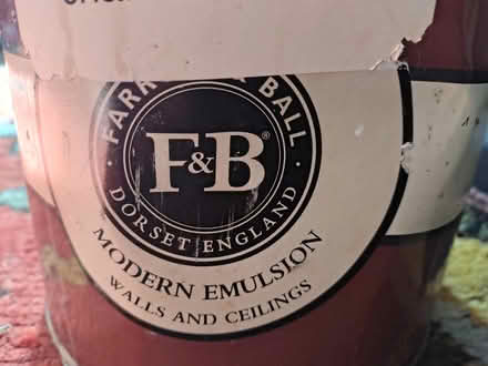 Photo of free 5L Farrow and ball paint (Clayton vale M40) #1