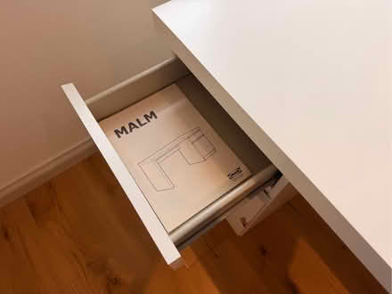 Photo of free IKEA Malm desk white (Highbury N5) #4