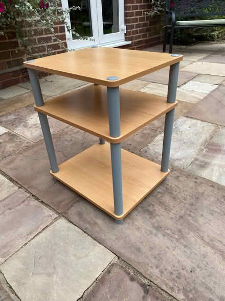 Photo of free 3 Shelf storage unit/TV stand (Alcester Lanes End B14) #1