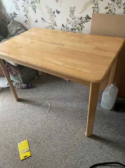 Photo of free Pine table (Wilstead MK45) #1