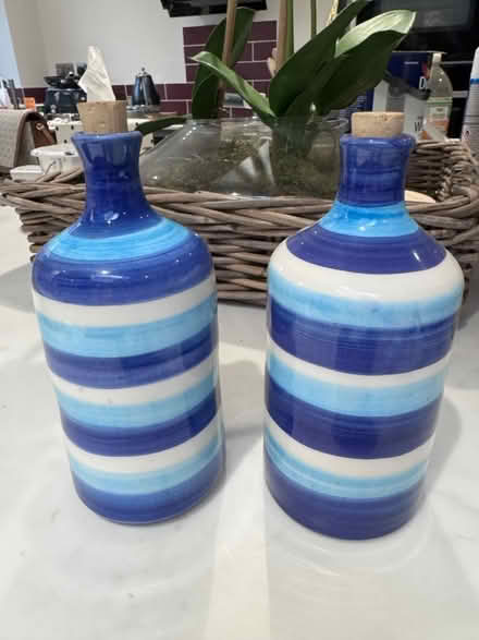 Photo of free Bowl and oil/ vinegar bottles (Horringer rd IP33) #2