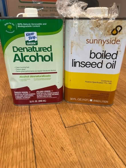 Photo of free Lindseed oil and denatured alcohol (Mount rainier) #1