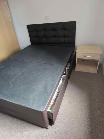 Photo of free Divan Double Bed Base with Headboard and 4 Storage Drawers (Nottingham NG1) #3