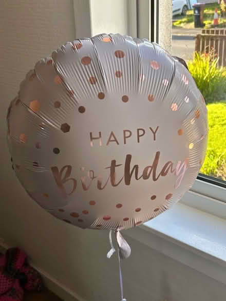 Photo of free Pink HAPPY BIRTHDAY balloons (Bannockburn FK7) #1