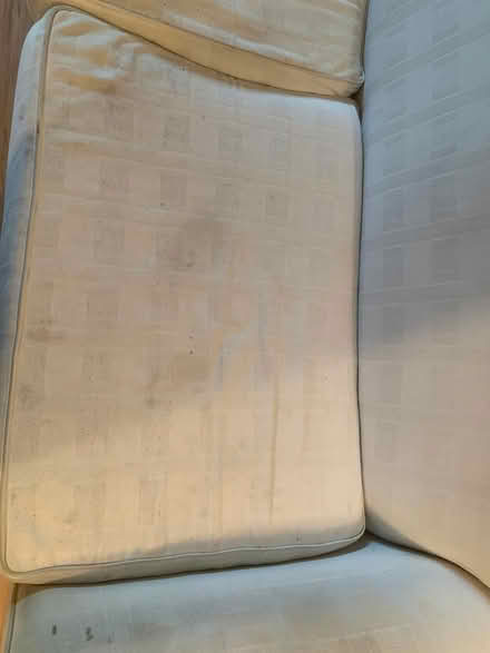 Photo of free White 3 seater couch (Springwood) #3