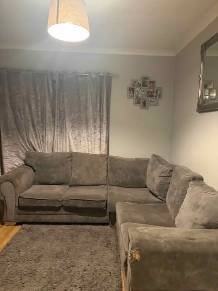 Photo of free grey L sofa (North Acton W3) #2