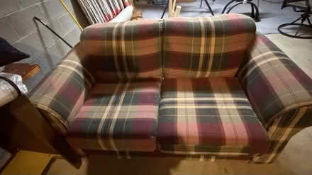 Photo of free Loveseat plaid (Port Republic) #3