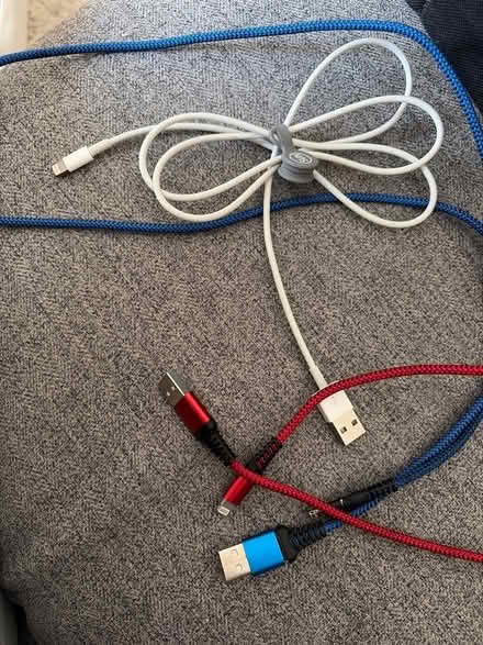 Photo of free Apple Lightning to USB-A cable x3 (Park street st albans AL2) #1