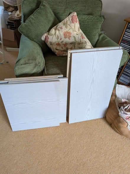 Photo of free 6 pieces of grey covered MDF. (Wraxall BS48) #1