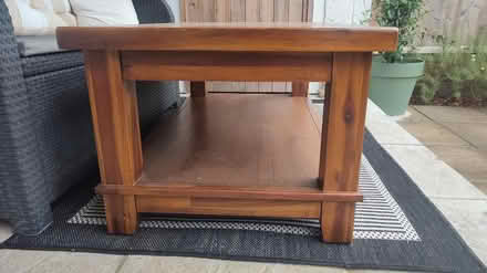 Photo of free Wooden coffee table (Lenham ME17) #3