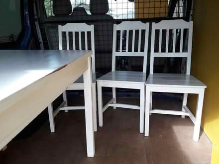 Photo of free Table and 3 chairs (EH33, Tranent) #4