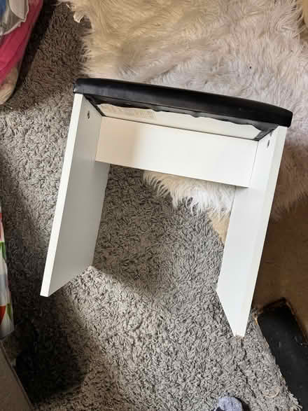 Photo of free Small white vanity stool (Green Street Green BR6) #2