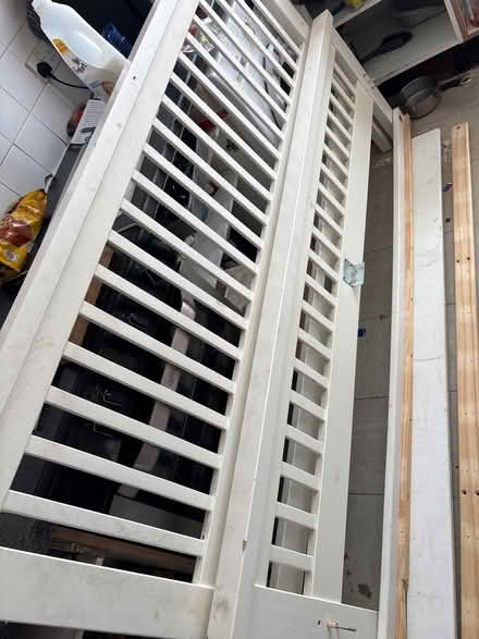 Photo of free Super king size bedframe White (Grays RM16) #1