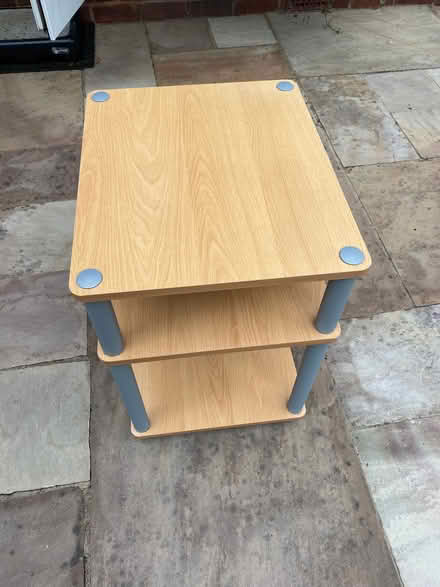 Photo of free 3 Shelf storage unit/TV stand (Alcester Lanes End B14) #3
