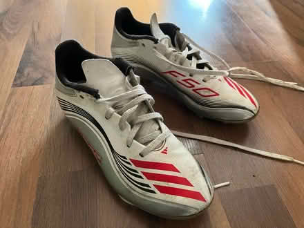 Photo of free Adidas football shoes F50 size 4 (SE18) #1