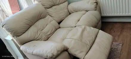 Photo of free Reclining leather 2 seater (Wd18) #1