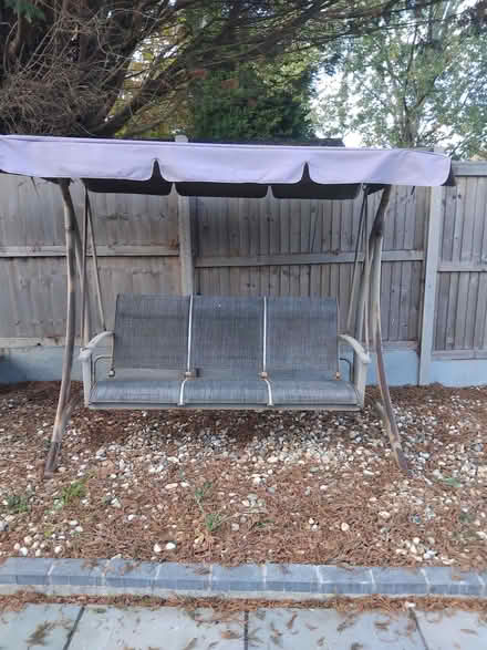 Photo of free 3-seater garden swing (Glenleigh Park TN39) #1
