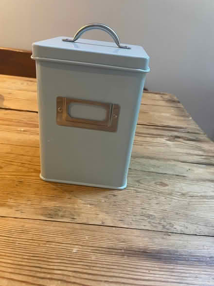 Photo of free Blue Square Metal Storage Tin (North Ascot SL5) #1