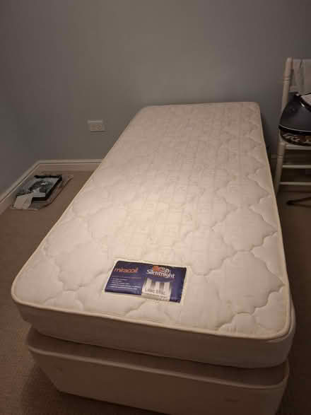 Photo of free single bed 2 drawer divan (Allestree DE22) #1