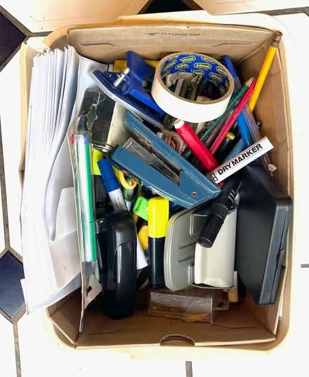 Photo of free Box of working stationery (Hanover BN2) #1