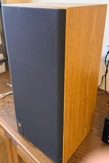 Photo of free Bookshelf JBL Speaker pair - one speaker makes a scratchy noise #1