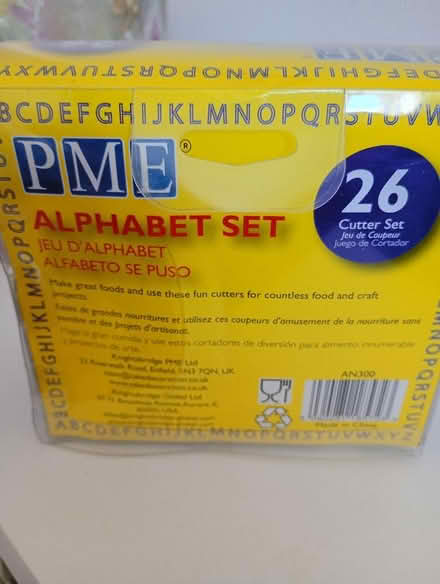 Photo of free PME Alphabet Set for Cake Decorating (Roby L36) #2