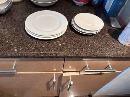 Photo of free 3 salad plates 3 saucers (Riverdale, Bronx, New York) #1