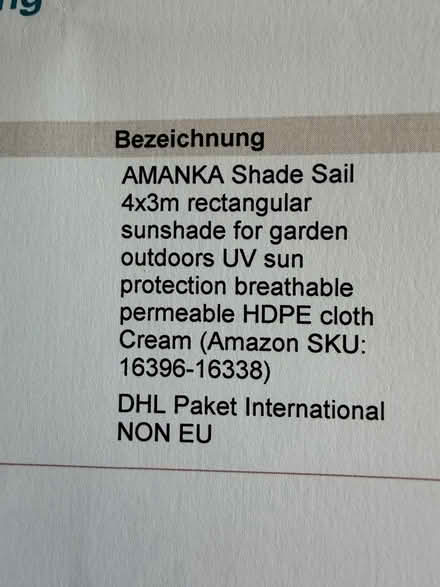 Photo of free Garden sail (Larkhall, Bath BA1) #2