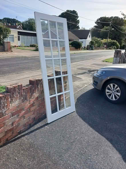 Photo of free Internal glass panel door (FelixstoweWoodbridgeFreegle CGA IP12) #1
