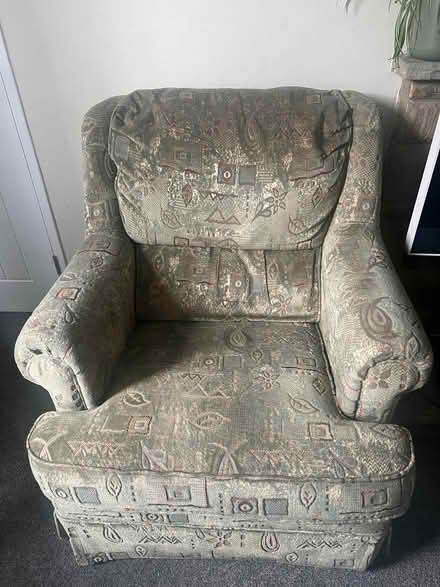 Photo of free 3-Seater Sofa + Armchair (Seacroft, LS14 1BR) #2
