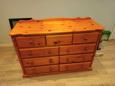 Photo of free Pine chest of drawers (Ellesmere Port CH65) #2