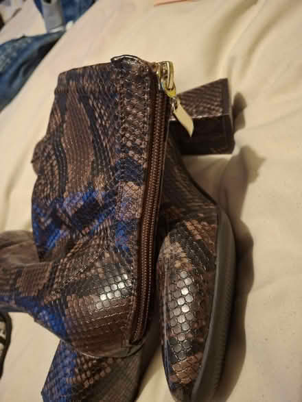 Photo of free Boots Size 5 - Snakeskin Pattern (M32 Stretford) #3