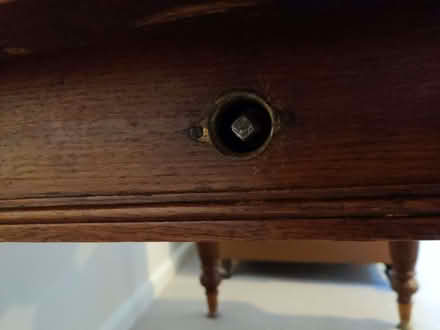Photo of free Extendable Oak Dining Table (Bicton Heath SY3) #4