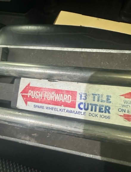 Photo of free 13 in hand tile cutter (Portage park 60641) #2