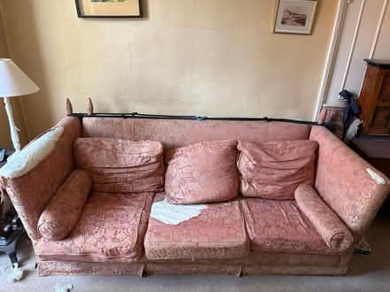 Photo of free Large sofa (Uverdale road sw10) #1