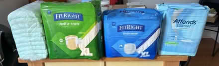 Photo of free adult underwear and bed pads (Beechwood) #1