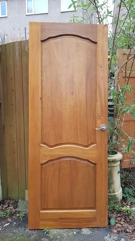 Photo of free 3 solid wood and glass doors (Eastville BS5) #1