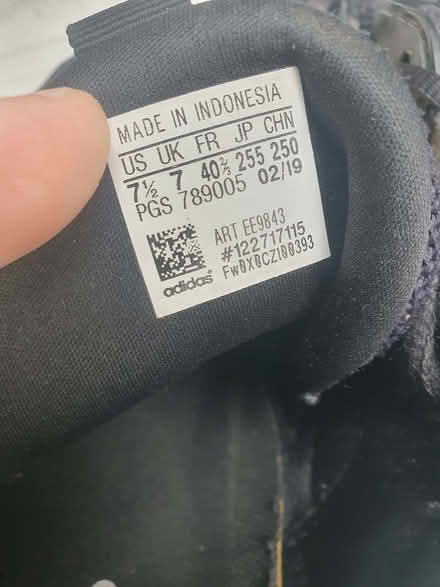 Photo of free Adidas trainers size 7 (Higham Hill E17) #3