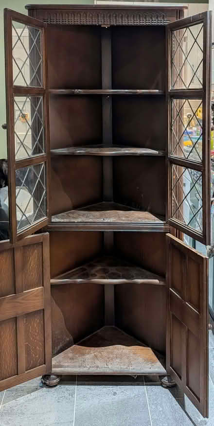Photo of free Wooden corner cupboard (Burneside LA8) #2