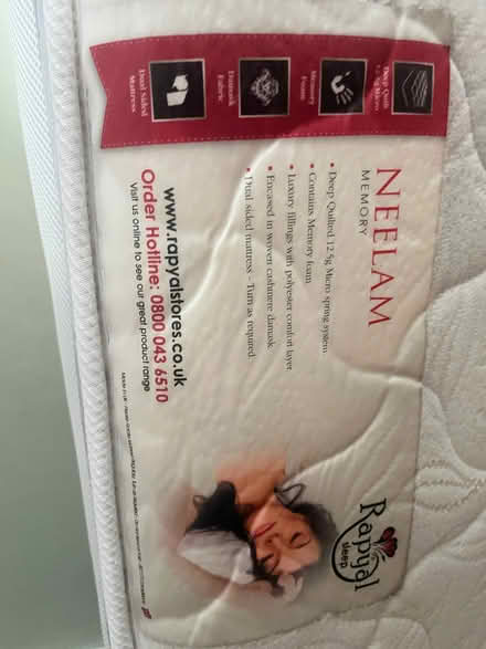 Photo of free 4ft divan bed , mattress and headboard.Used in spare room. G (Loughton IG10) #3