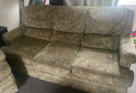 Photo of free 3-Seater Sofa + Armchair (Seacroft, LS14 1BR) #1