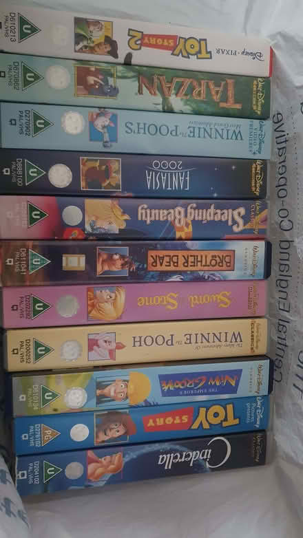Photo of free Bundle of 11 Classic Disney VHS Tapes (Boulton Moor DE24) #1