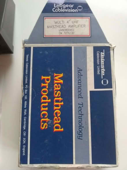 Photo of free Masthead amplifier for TV aerial (Sonning Common RG4) #1