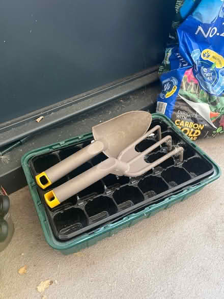 Photo of free Soil and pots for gardening (Bedford railway station MK40) #2