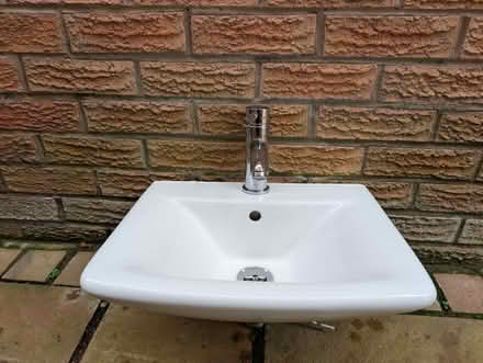 Photo of free Bathroom/WC Sink & Tap - Good Condition (Birchgate Close SK10) #2